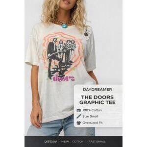 Daydreamer The Doors Graphic Tee Vintage Rock Band Oversized NWT Small